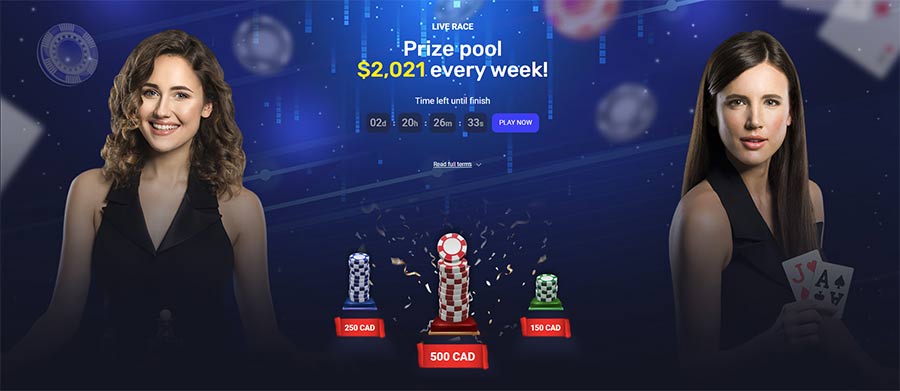 Woo Casino Weekly tournaments