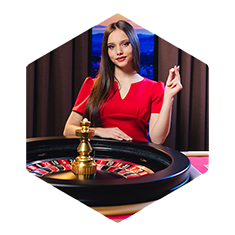 Live dealer roulette can be played from home in a real money casino